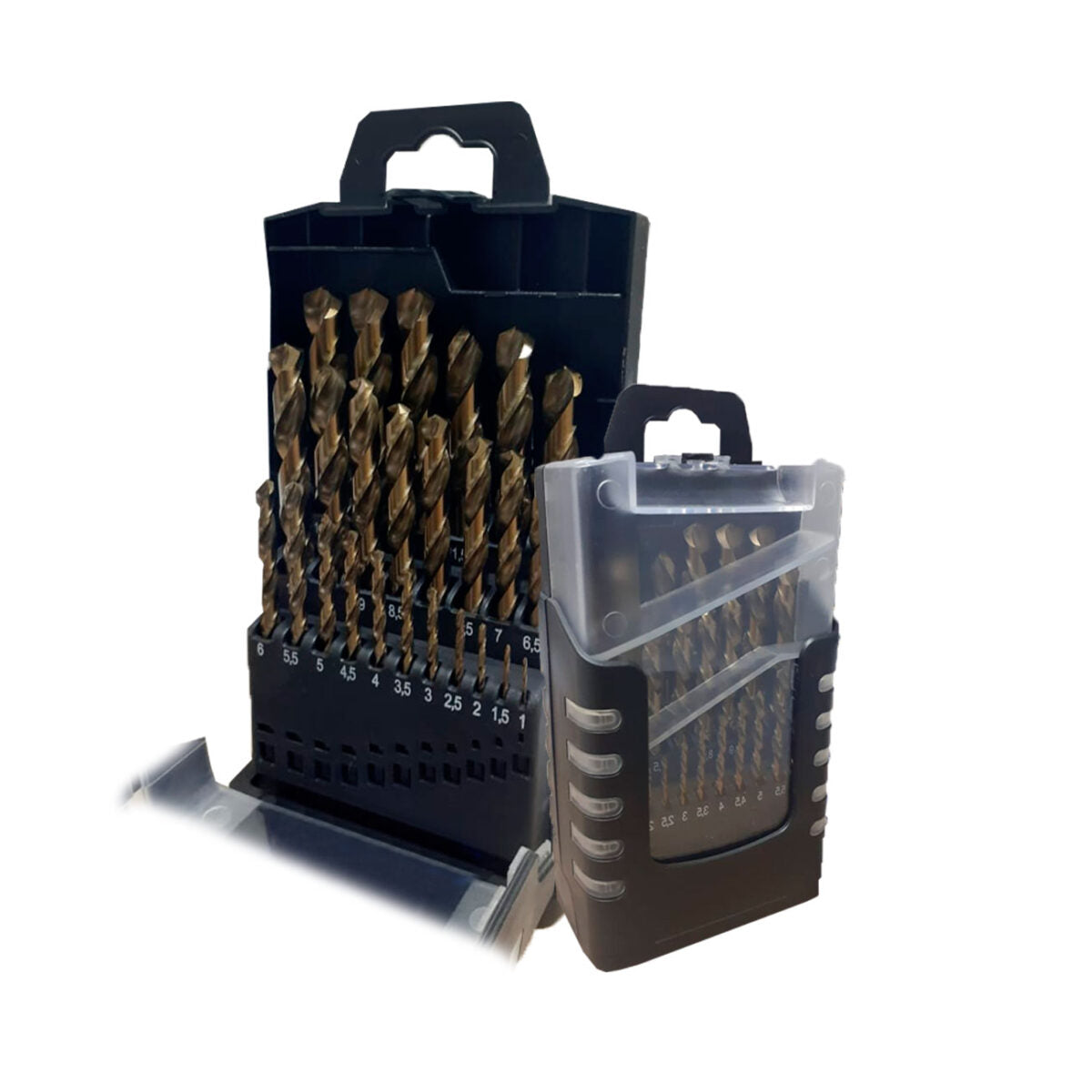 Set De Brocas 1-10Mm Cobalto (19Pcs)