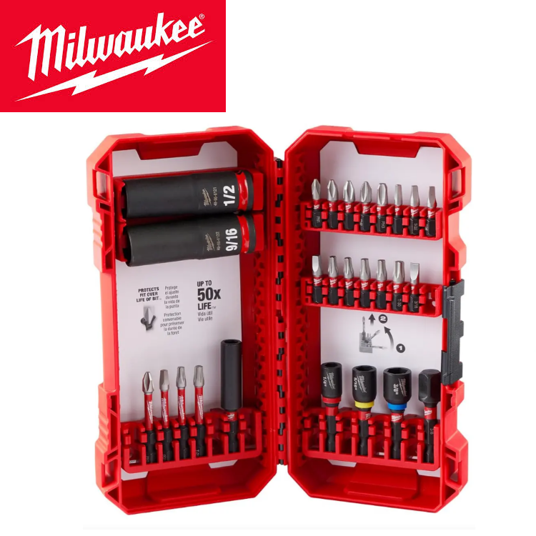SHOCKWAVE™ DRIVE AND FASTEN SET 26PC MILWAUKEE 48-32-4408