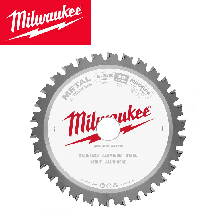 DISCO DE CORTE METAL 53/8 MILWAUKEEE 48-40-4070