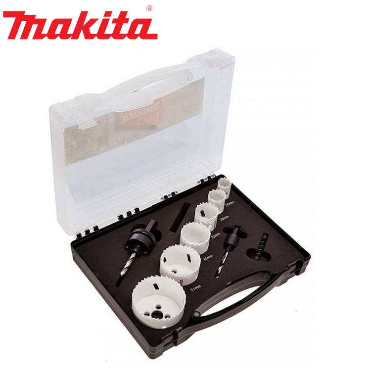 BROCA COPA 6 PCS KIT ELECTRICO 2. 20.25.32.40.51.65 MM - MAKITA D-47139