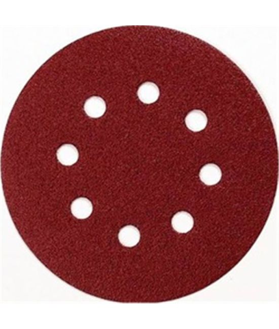 DISCO LIJA ABRASIVO CON VELCRO 10 UNIDADES MAKITA 125MM 100 BO5030/5040