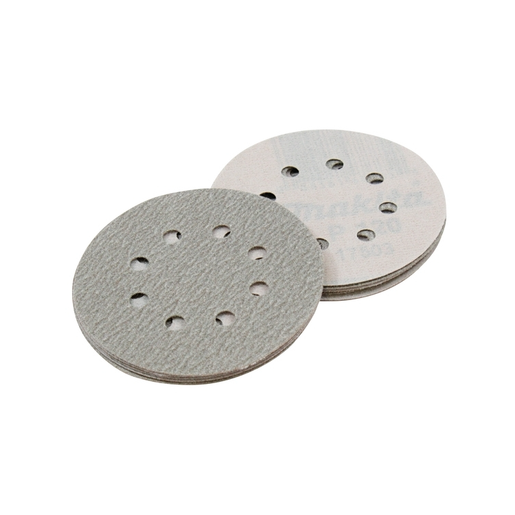 DISCO LIJA ABRASIVO 125MM #80 VELCRO 10 PZS BO5030/5040 MAKITA D-65838