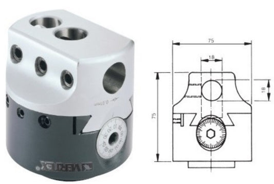 Cabezal Barrenador Vbc-3 75Mm Vbc-3(M)
