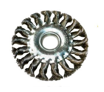 GRATA RUEDA PLANA TRENZADA Ø200MM 22.2MM