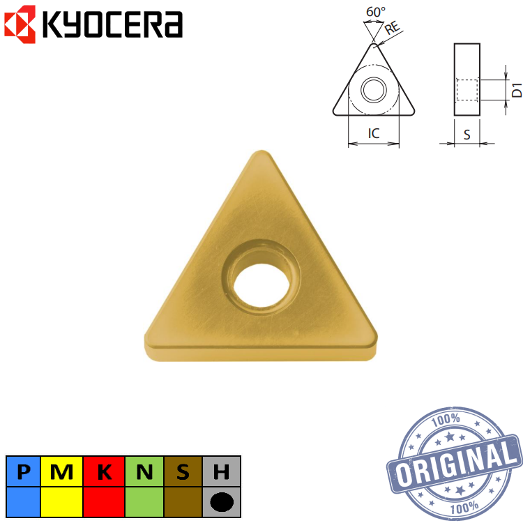 INSERTO CERAMICO TNGA 160408 S03030 A66N TCS00447