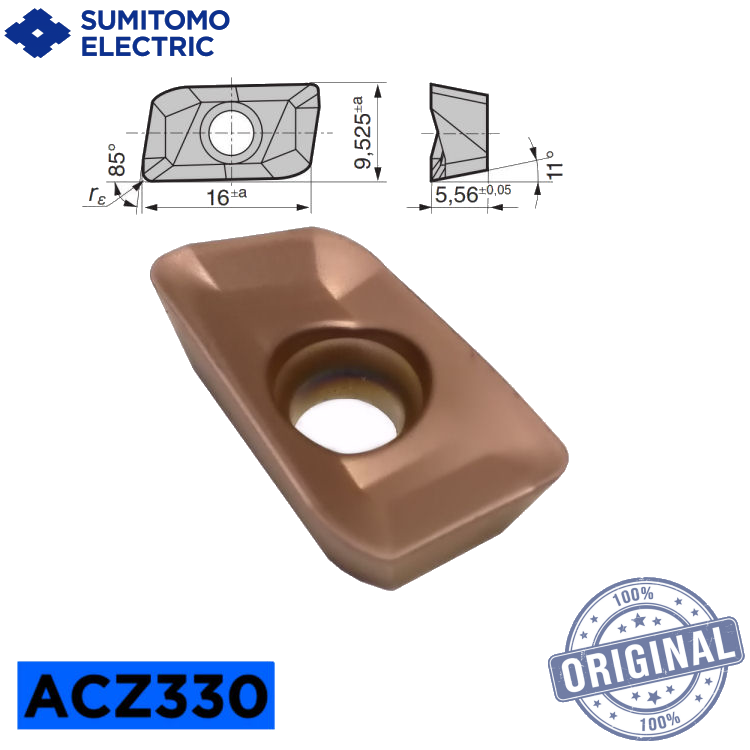 INSERTO FRESA APMT 160508PDER-H ACZ330