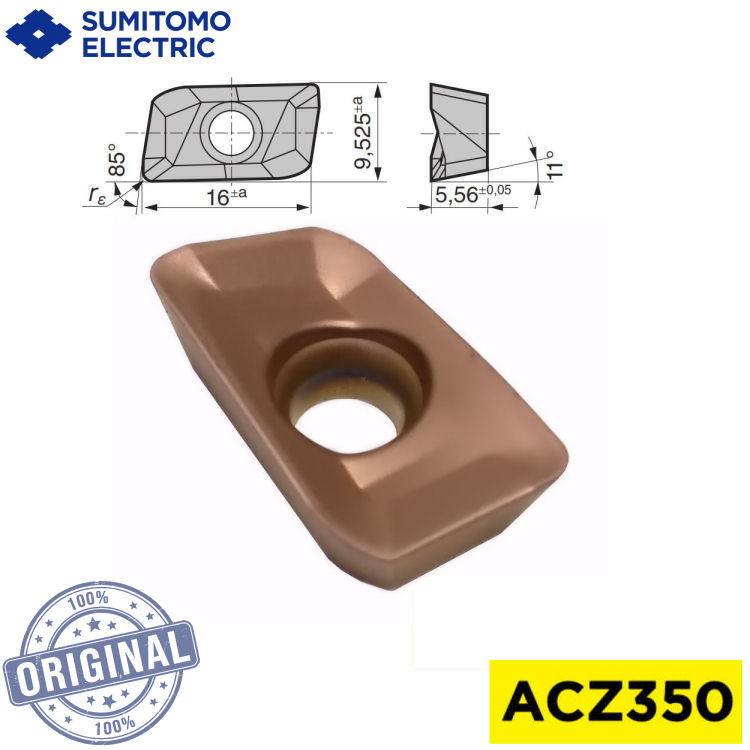 Inserto Fresa Apmt 160512Pder-H Acz350