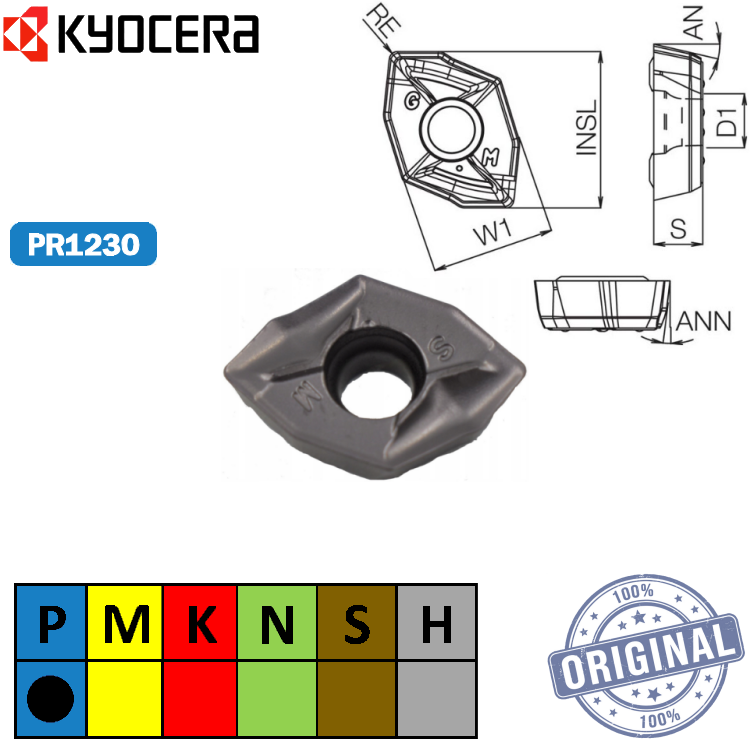 Inserto Broca Zxmt05T203Gh Pr1230