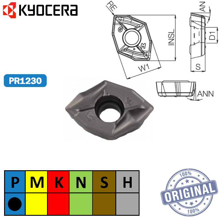 Inserto Broca Zxmt09T306Gh Pr1230