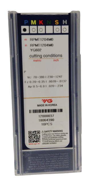 Inserto Fresa Rpmt 1204Mo-Yg602