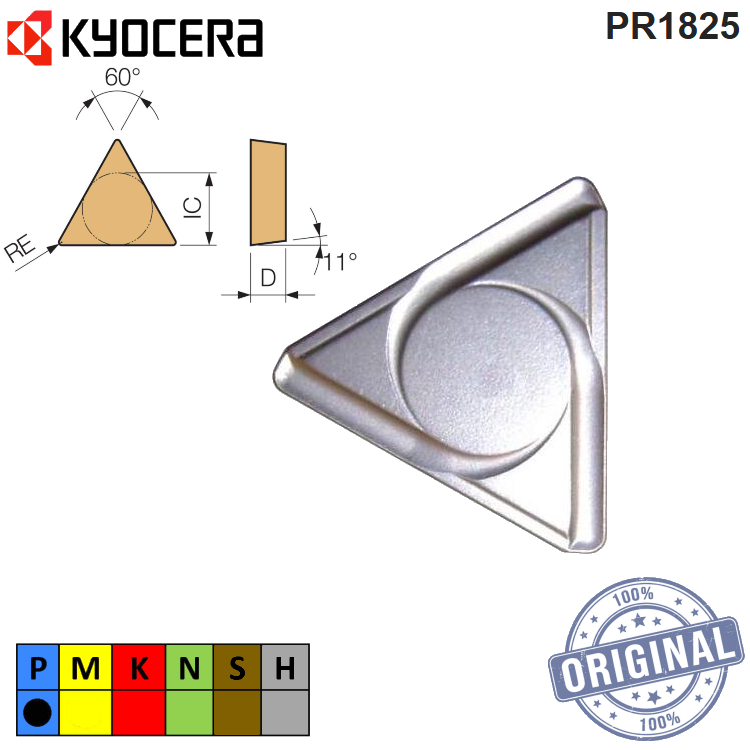 Inserto Fresa Tpmr 2204Pder-H Pr1225 Tkb07066