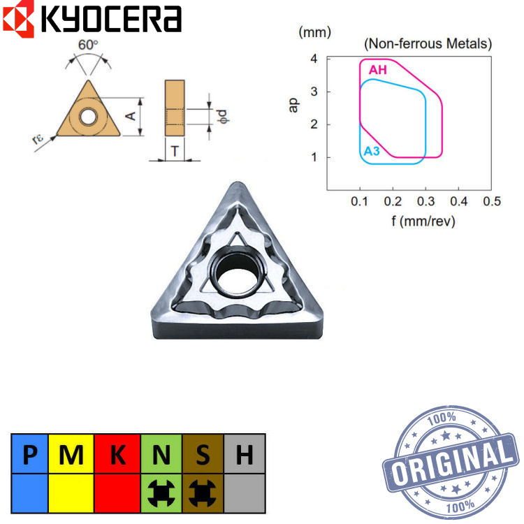 Inserto Torno Tnmg 160404Ah Kw10 Twe04428