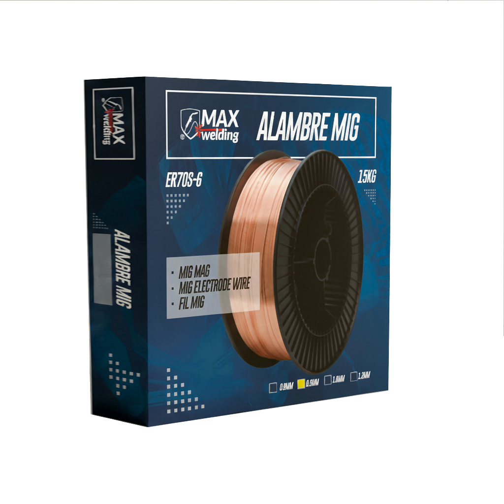 ALAMBRE AWS ER70S-6 (0.9MM) 15KG (MAXWELDING)