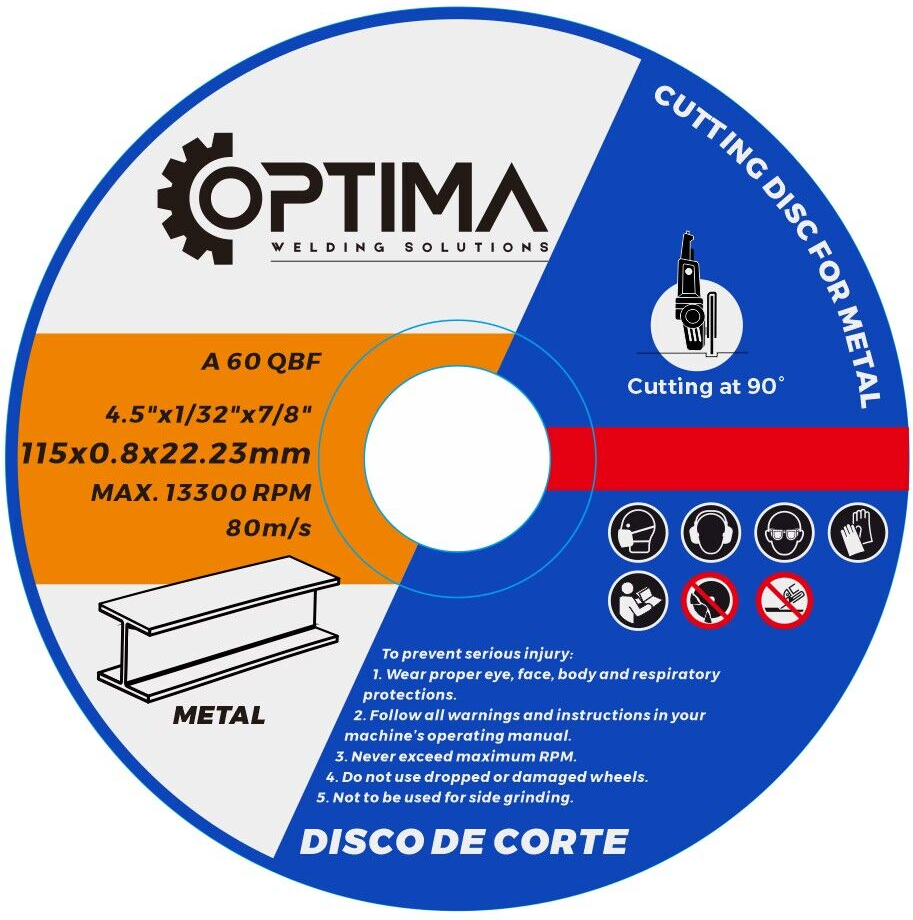 DISCO DE CORTE 115X0.8MM 200,006 (STANDAR)