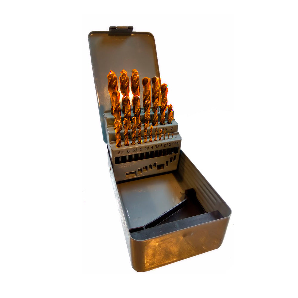 Set De Brocas 25 Piezas 1-13Mm