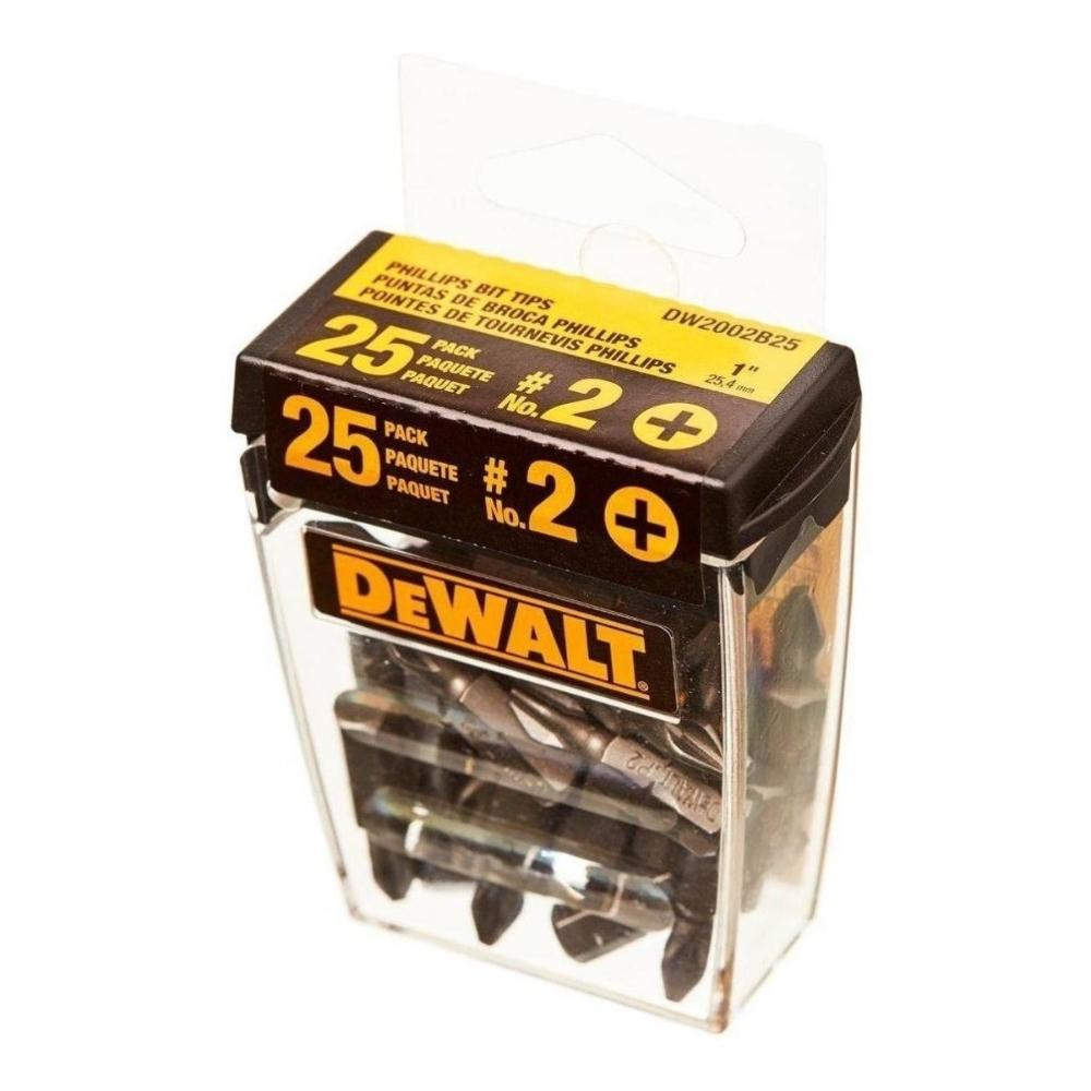 SET DE 25 PUNTAS PHILLIPS N°2. 1 33 DW2002B25