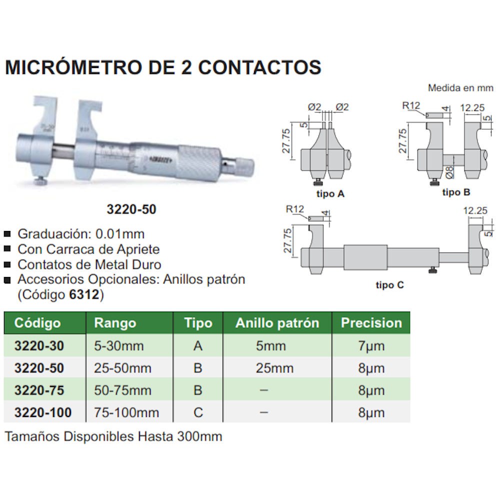 MICROMETRO INTERIOR 125-150MM