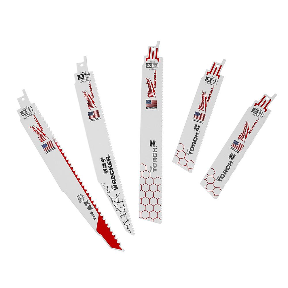 Set Cuchillas 5Pc Demolicion Mod.49-22-1105 Milwaukee 561235