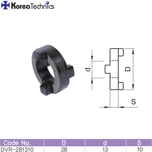 ANILLO-GUIA DVR-281310 Ø28MM ØINT.13MM