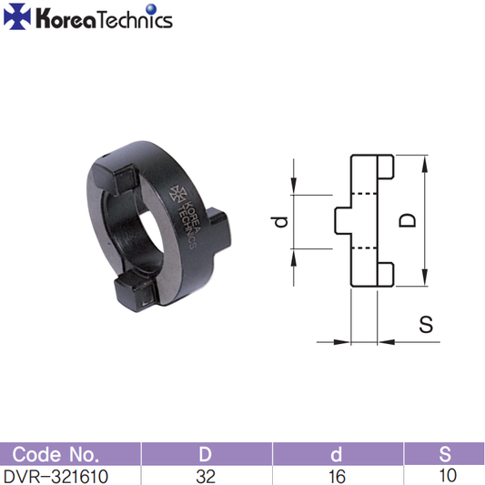 ANILLO-GUIA DVR-321610 Ø32MM ØINT.16MM