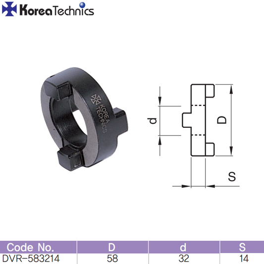ANILLO-GUIA DVR-583214 Ø52MM ØINT.32MM