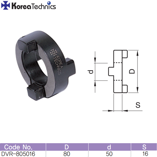 ANILLO-GUIA DVR-805016 Ø80MM ØINT.50MM
