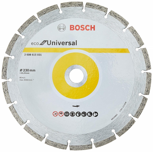 DISCO DIAMANTADO ECO SEGMENTADO UNIVERSAL 230MM     BOSCH   2608615031