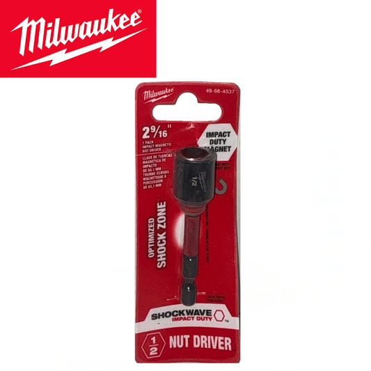 SHOCKWAVE™ 2-9/16 MAG NUTDRIVER 1/2     MILWAUKEE   49-66-4537