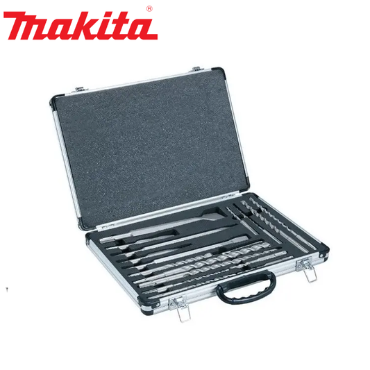 SET SDS PLUS 17 UNIDADES EN CAJA DE METAL      MAKITA     D-42145