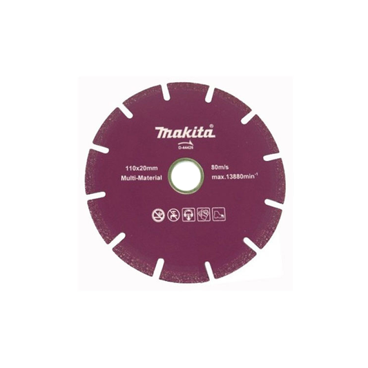 DISCO DIAMANTADO MULTIMATERIAL 110x5x20MM CON ANILLO DE 16 -      MAKITA      D-