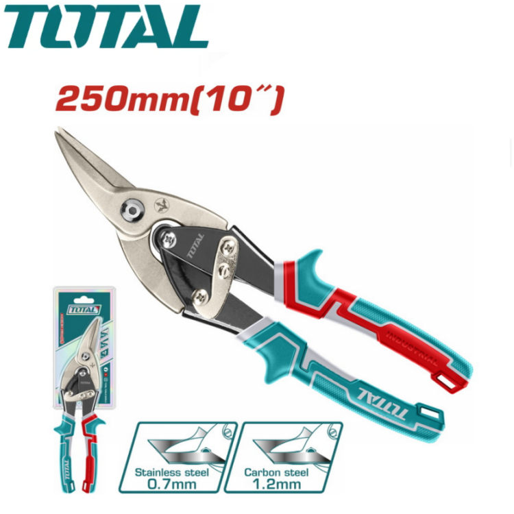 TIJERA HOJALATERIA IZQUIERDA AVIADOR DE 10 PULGADAS    TOTAL    THT521106