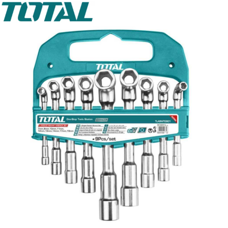 JUEGO DE DADOS EN FORMA DE L (7,8,9,10,11,12,13,14,17,19MM)      TOTAL      TLAS