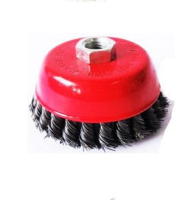 Grata Copa Conica Trenzada 125Mm M14