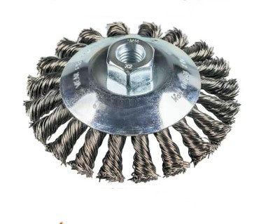 GRATA SEMI-CONICA TRENZADA Ø100MM M14