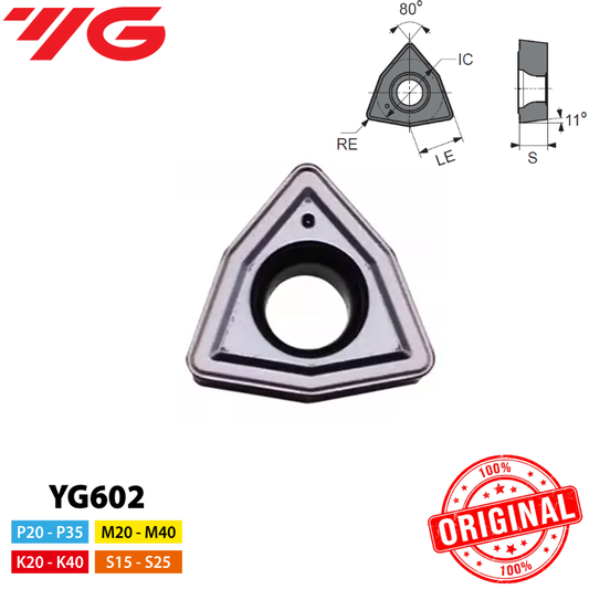 INSERTO BROCA WCMX 050308-YG602