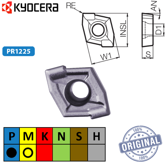 Inserto Broca Zcmt080304Sp Pr1225