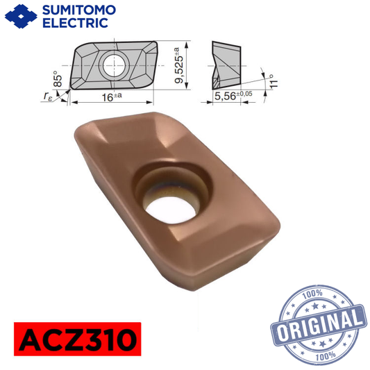Inserto Fresa Apmt 160508Pder-H Acz310
