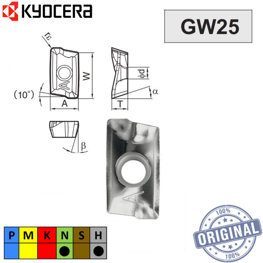 Inserto Fresa Bdgt 11T308Fr-Ja Gw25 Twf00273