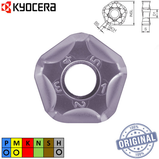 INSERTO FRESA PNMU1205ANER-GM PR1225/PR1825 TLT00124
