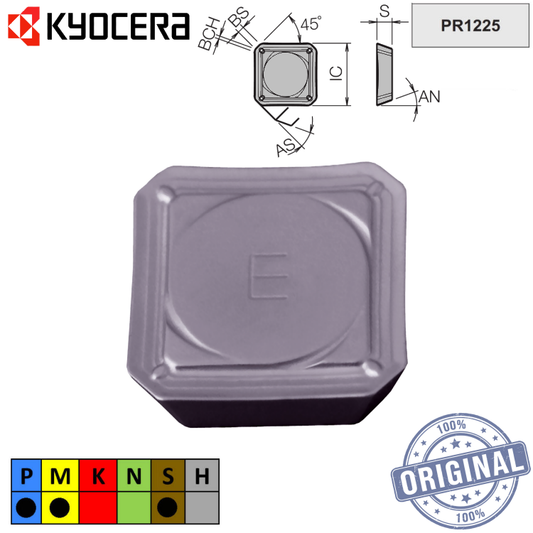 Inserto Fresa Sekr 1203 Afen-S Pr1225 Tkb05233