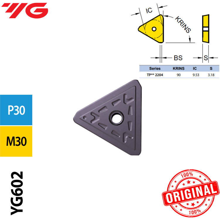 Inserto Fresa Tpkn 2204Pdtr-Yg602