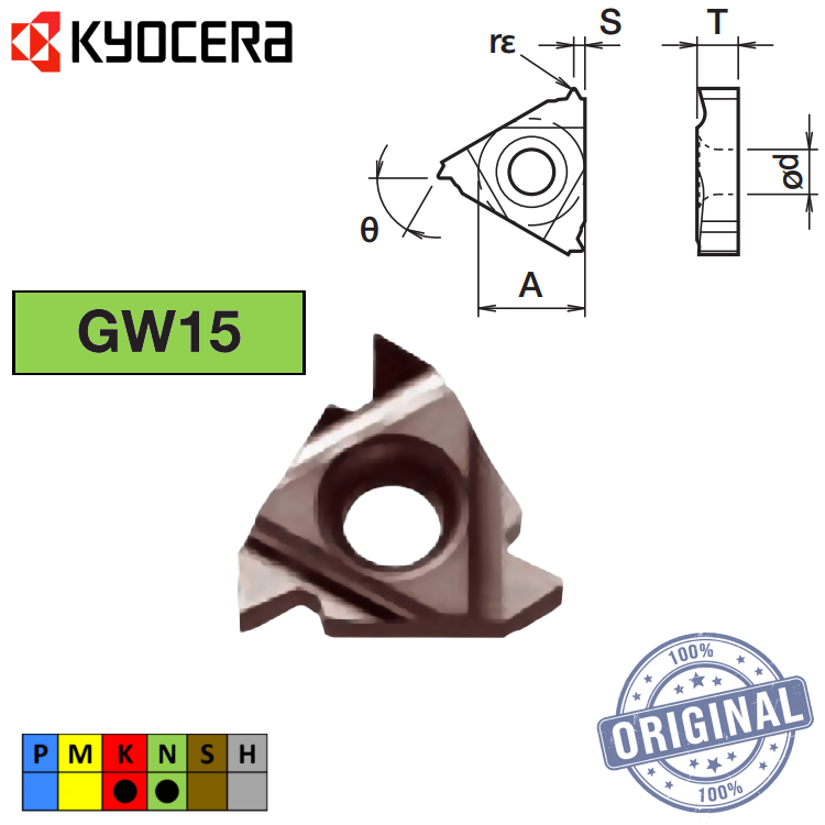 INSERTO ROSCADO 22IRN60 GW15
