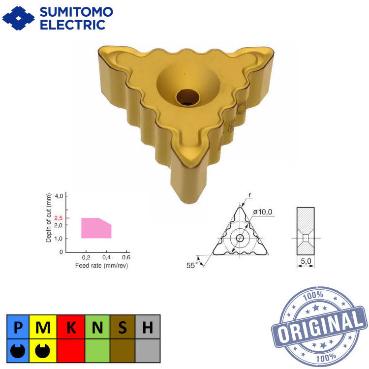 Inserto Torno Trm 551708 Ac820