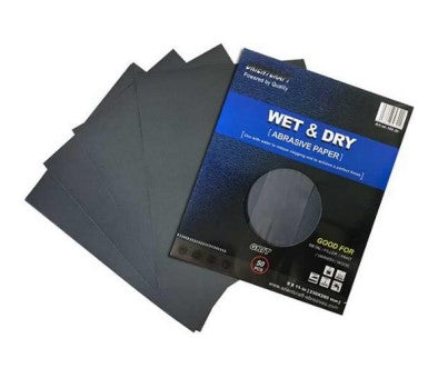 Lija 230X280Mm Grado 100 Wet & Dry (Madera)(Al Agua)(Carburo De Silicio)