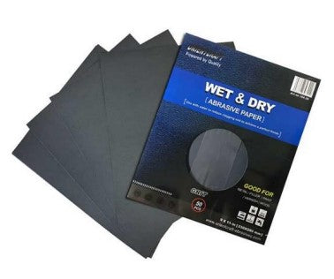 Lija 230X280Mm Grado 120 Wet & Dry (Madera)(Al Agua)(Carburo De Silicio)
