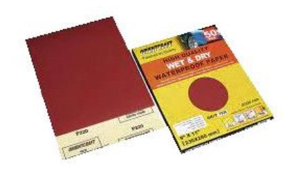 LIJA 230X280MM GRADO 120 WET & DRY (MADERA)(AL AGUA)(OXIDO ALUMINIO)
