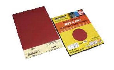 Lija 230X280Mm Grado 60 Wet & Dry (Madera)(Al Agua)(Oxido Aluminio)