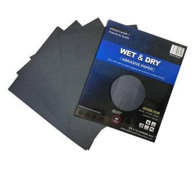Lija 230X280Mm Grado 80 Wet & Dry (Madera)(Al Agua)(Carburo De Silicio)
