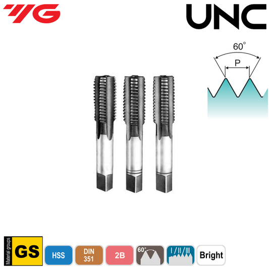 Macho 1-1/8X7 Unc (Din351) Yg-1
