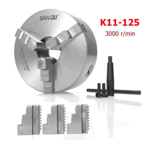 PLATO TORNO K11-125MM 3 GARRAS UNIVERSAL